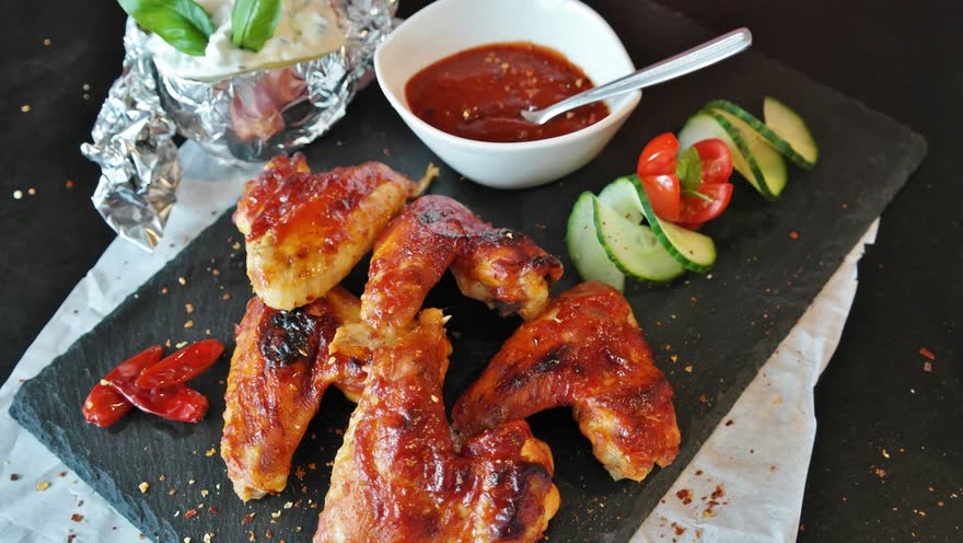 Tandoori chicken from the clay oven